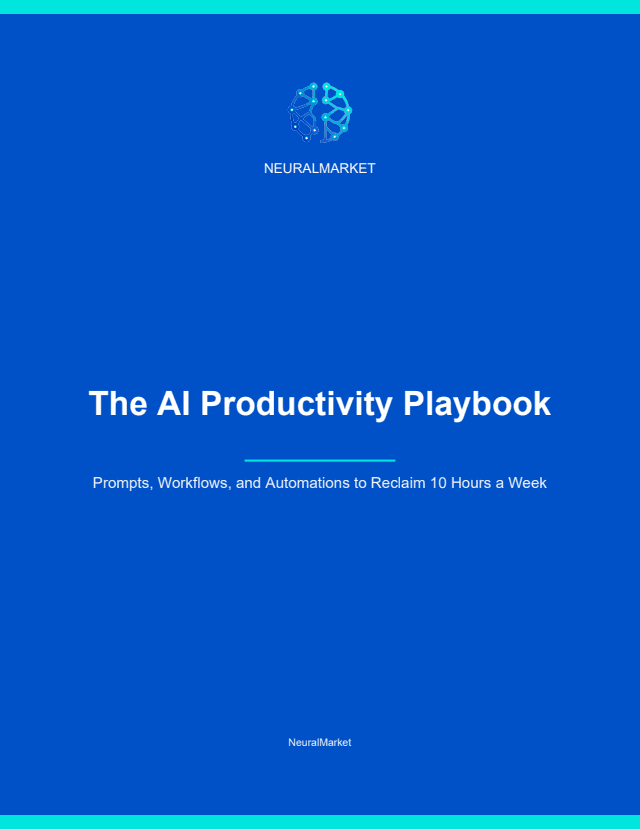 The AI Productivity Playbook cover